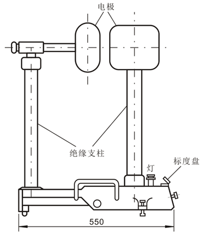 国产Q4-V型静电电压表结构图