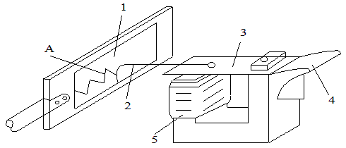 电磁振荡器测速原理示意图