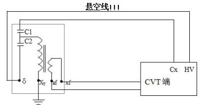 电容C1和tgδ1 ，C2和tgδ2的接线